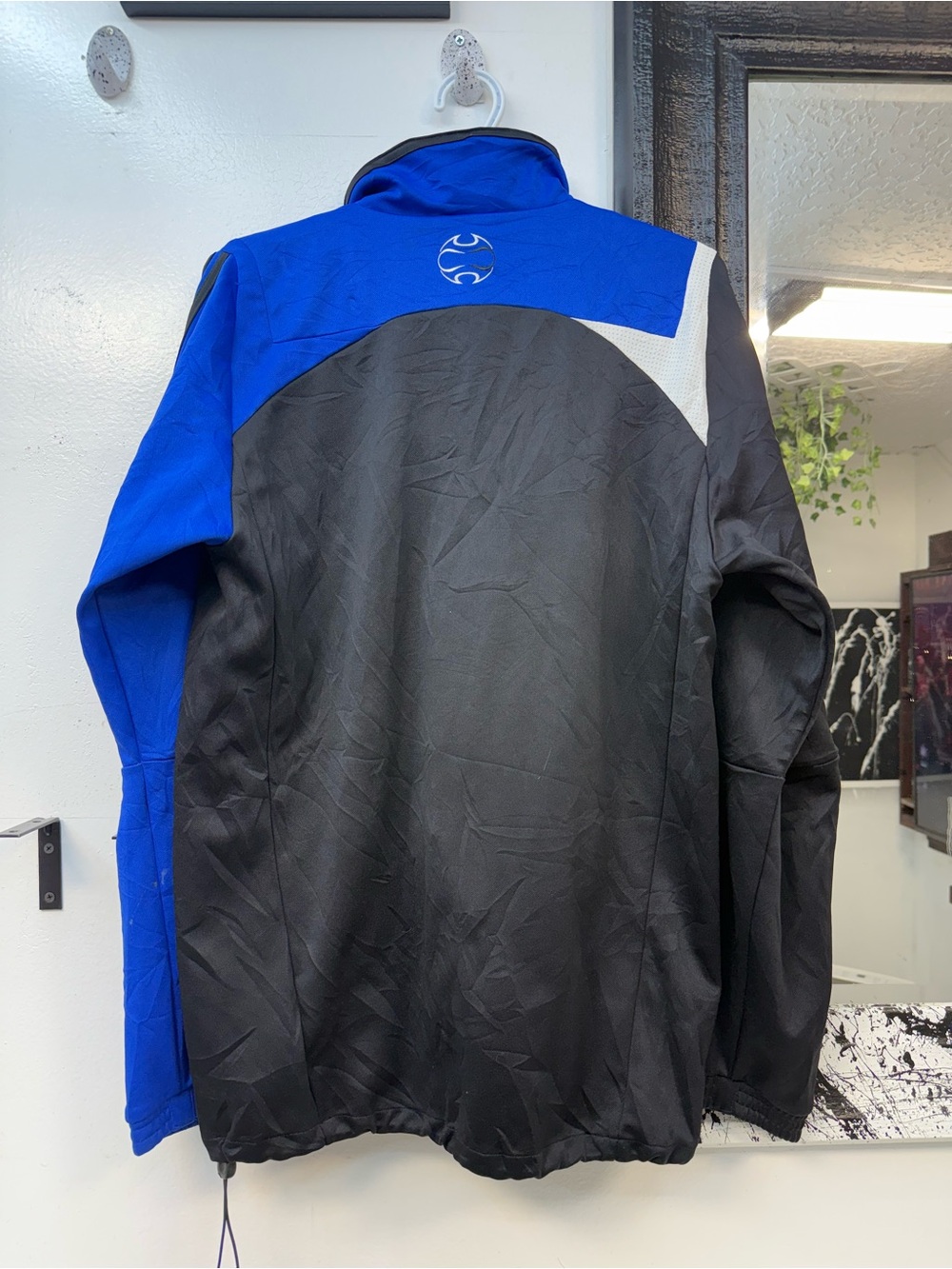 adidas Black & Blue Lightweight Soccer Pullover - Picture 5 of 7